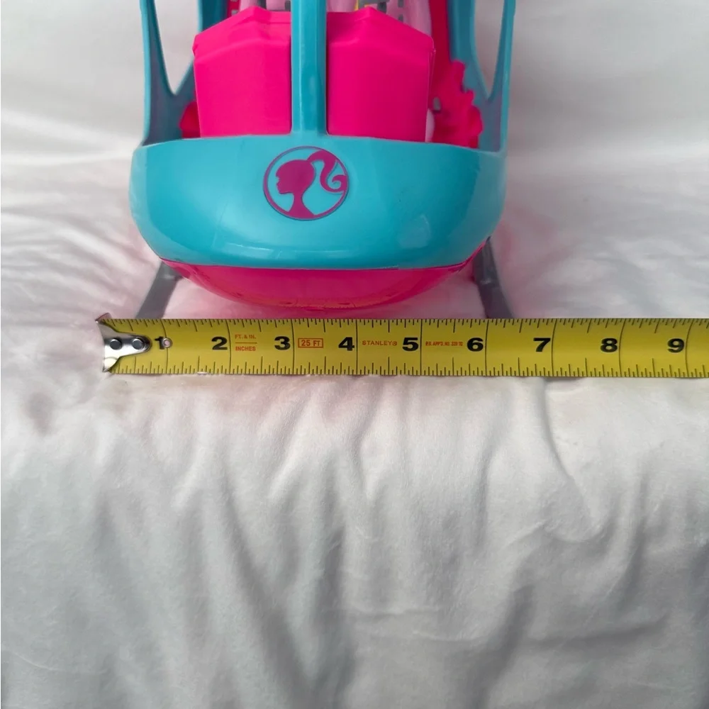 Mattel Pink and Blue Helicopter Vehicle Toy